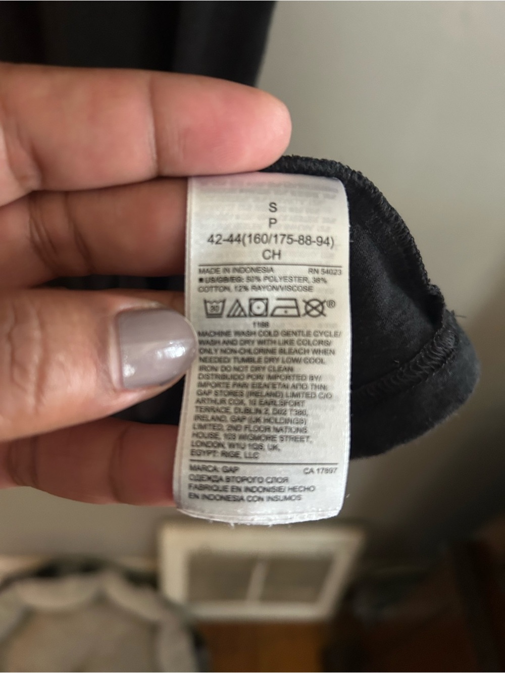 Gap Dress - deep charcoal gray tiered t-shirt dress - Picture 6 of 8